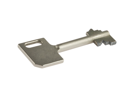 Safe Key Key of a safe isolated on white background